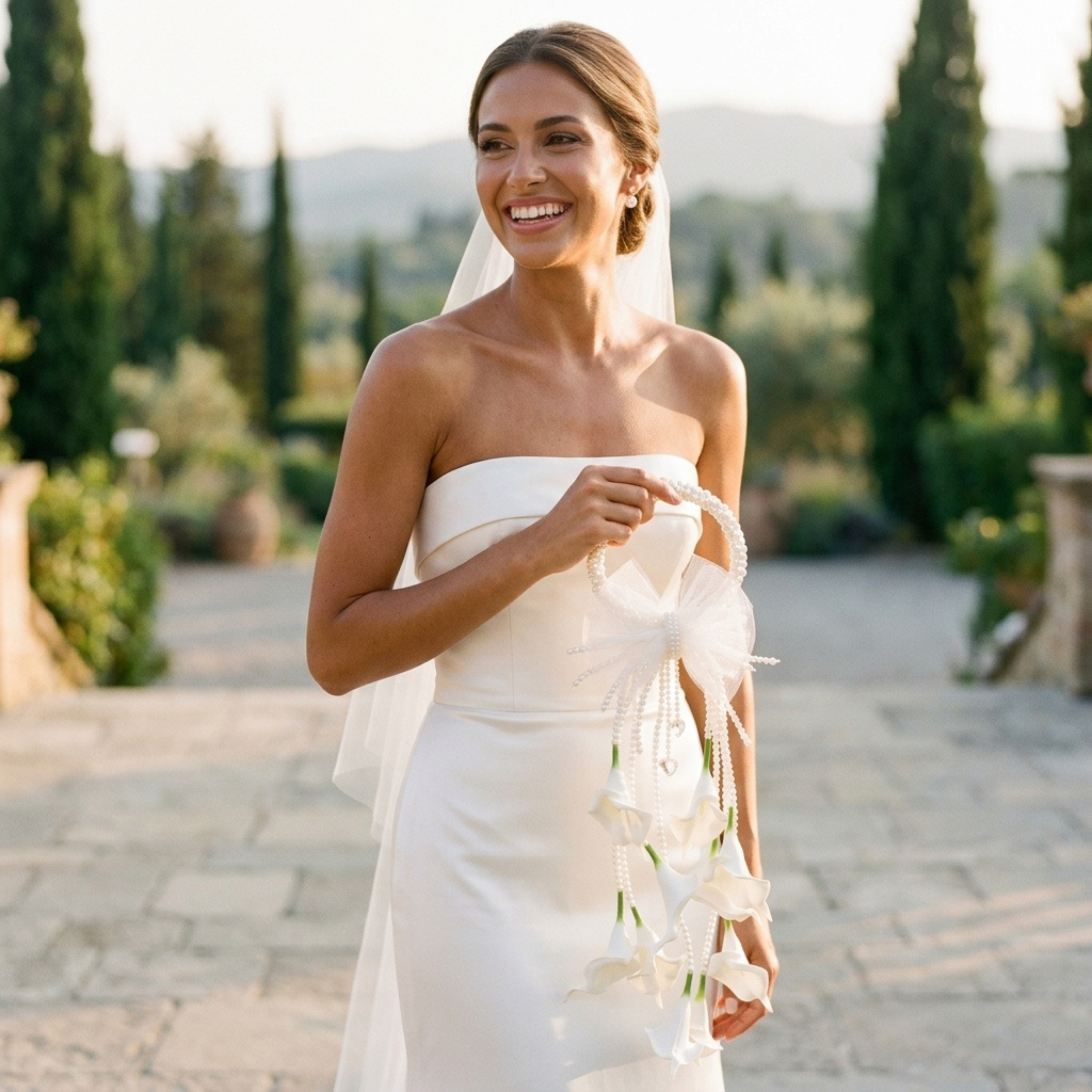 White Calla Lily Bridal Bouquet