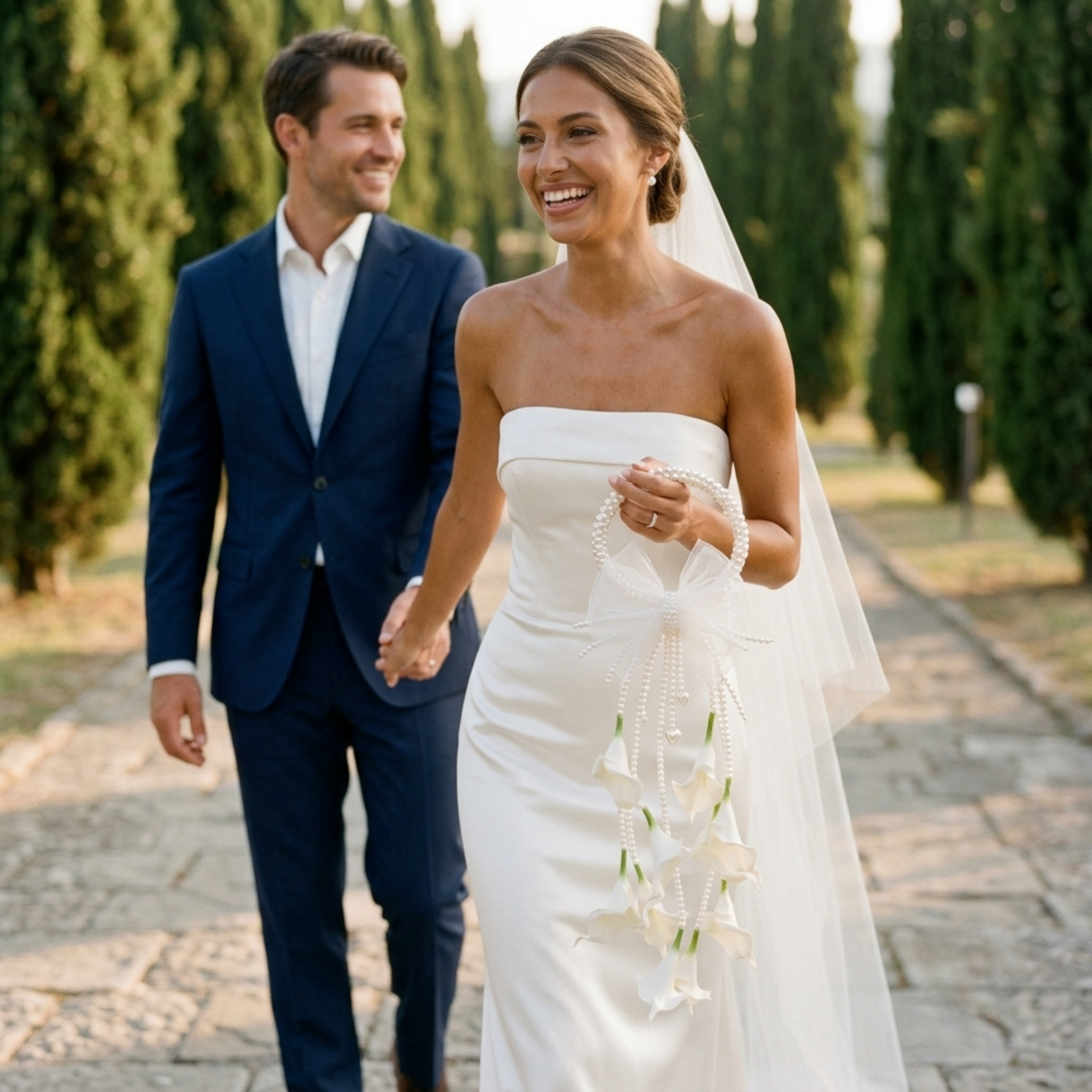 White Calla Lily Bridal Bouquet