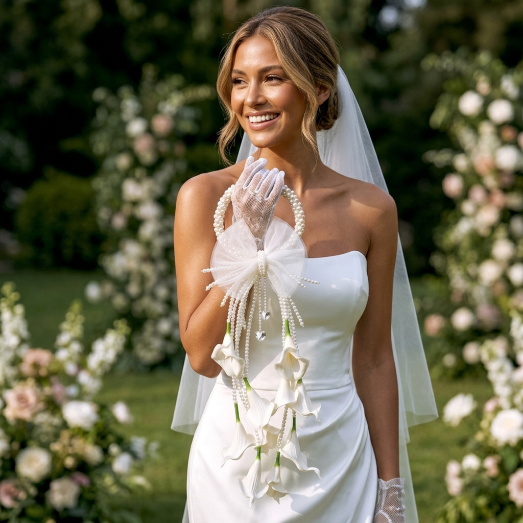 White Calla Lily Bridal Bouquet