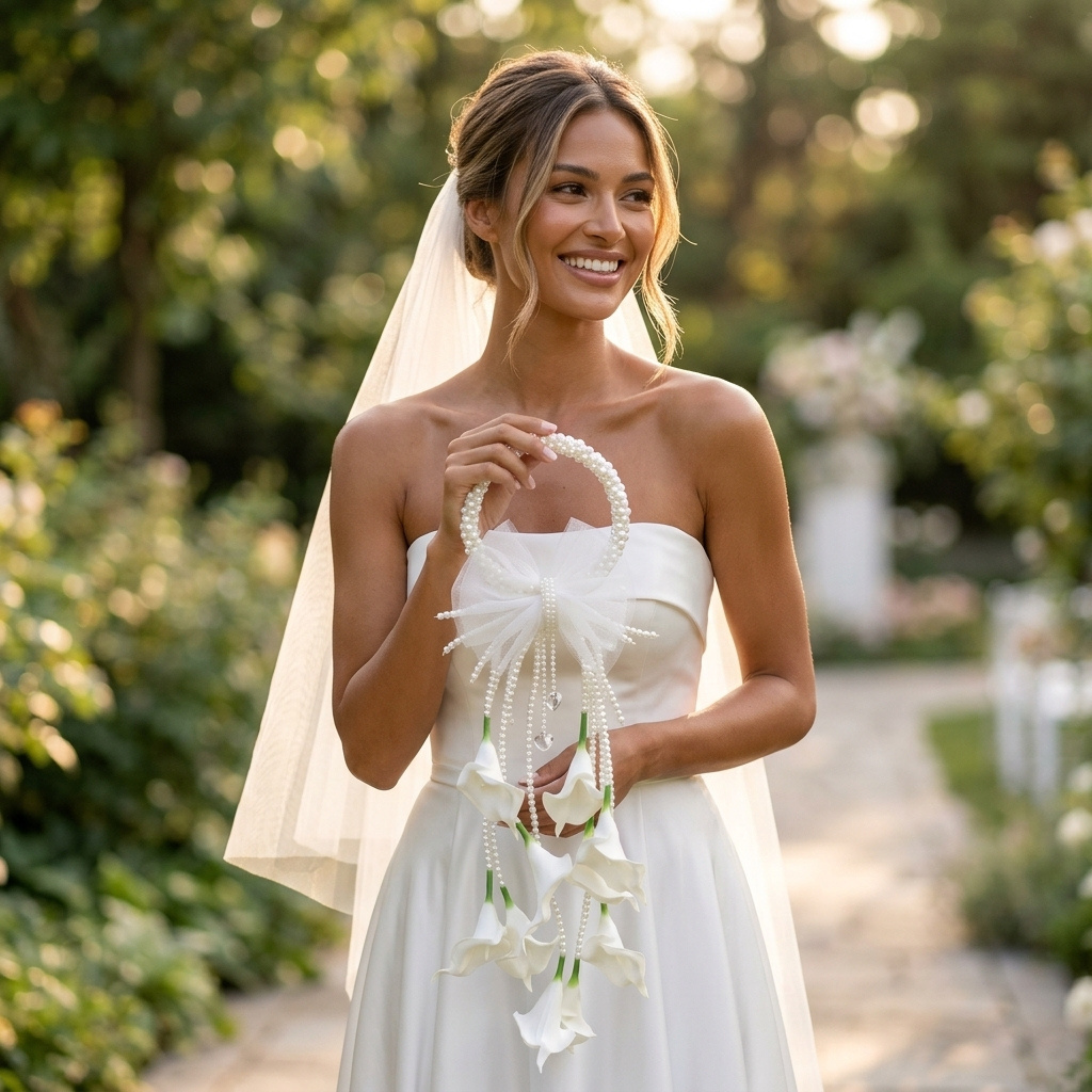 White Calla Lily Bridal Bouquet
