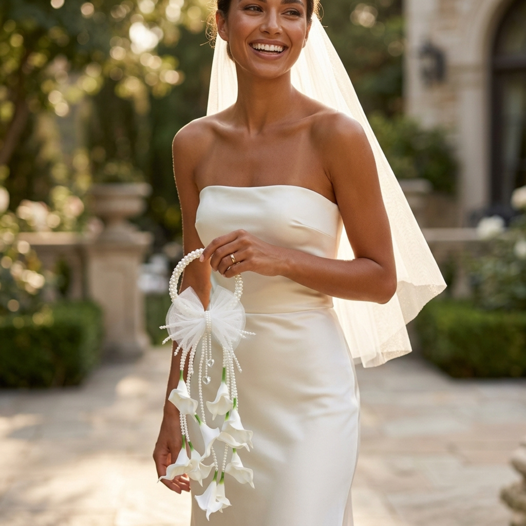 White Calla Lily Bridal Bouquet