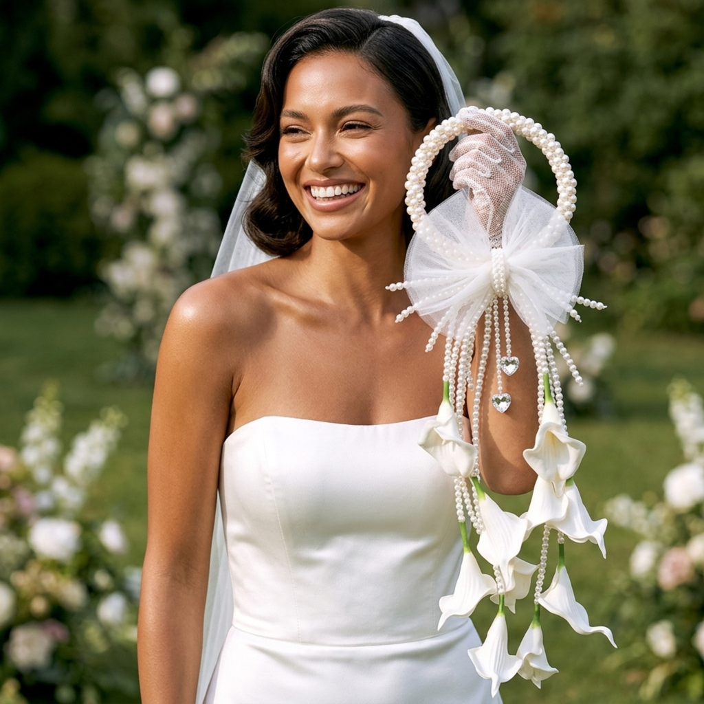 White Calla Lily Bridal Bouquet