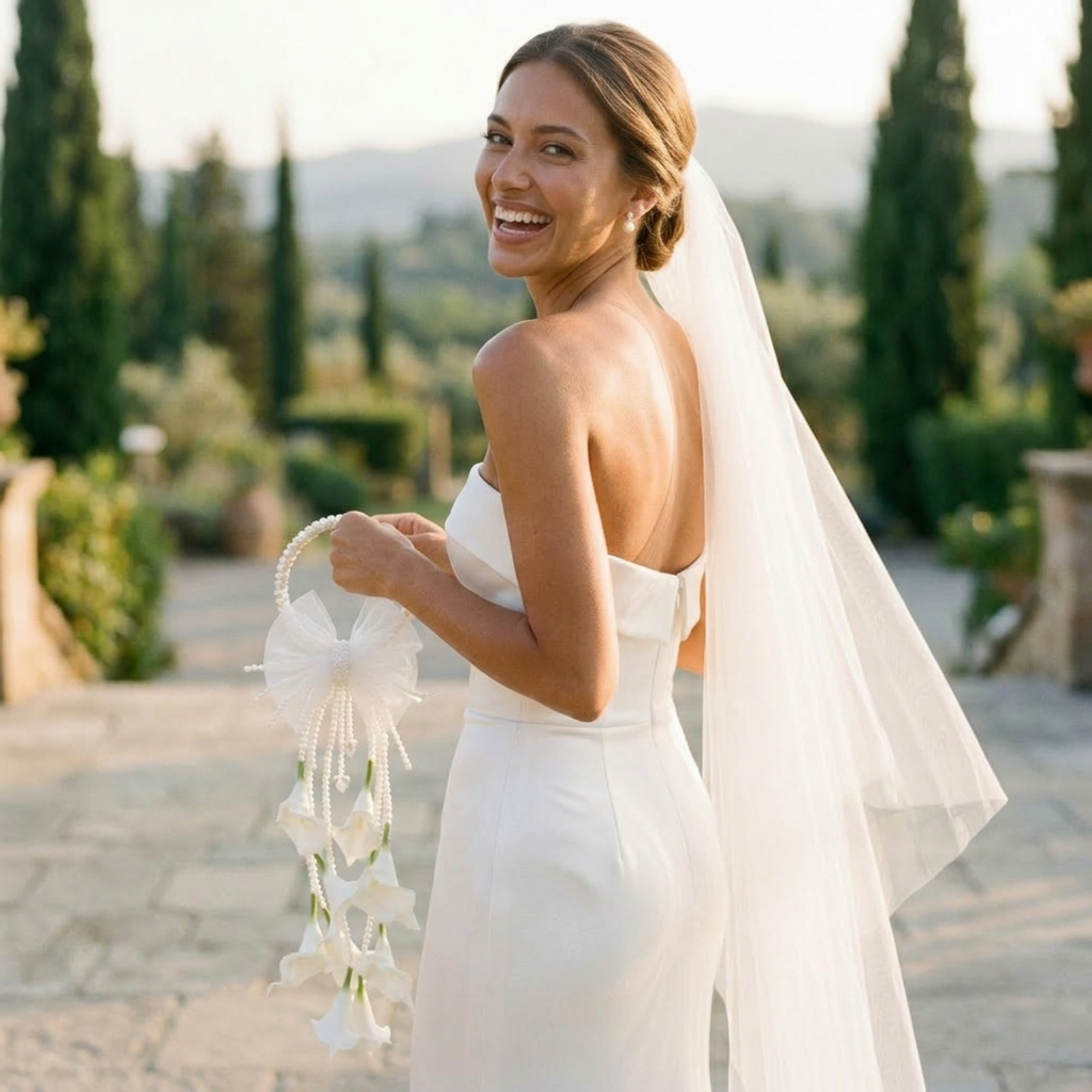 White Calla Lily Bridal Bouquet