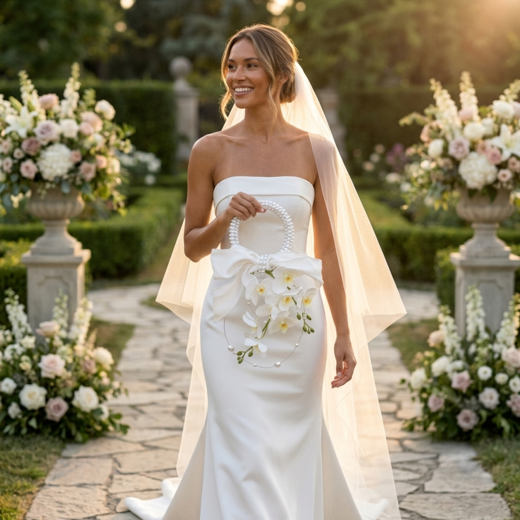 White Orchid Bridal Bouquet