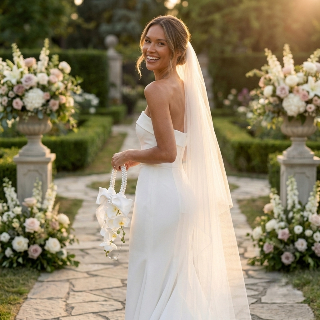 White Orchid Bridal Bouquet