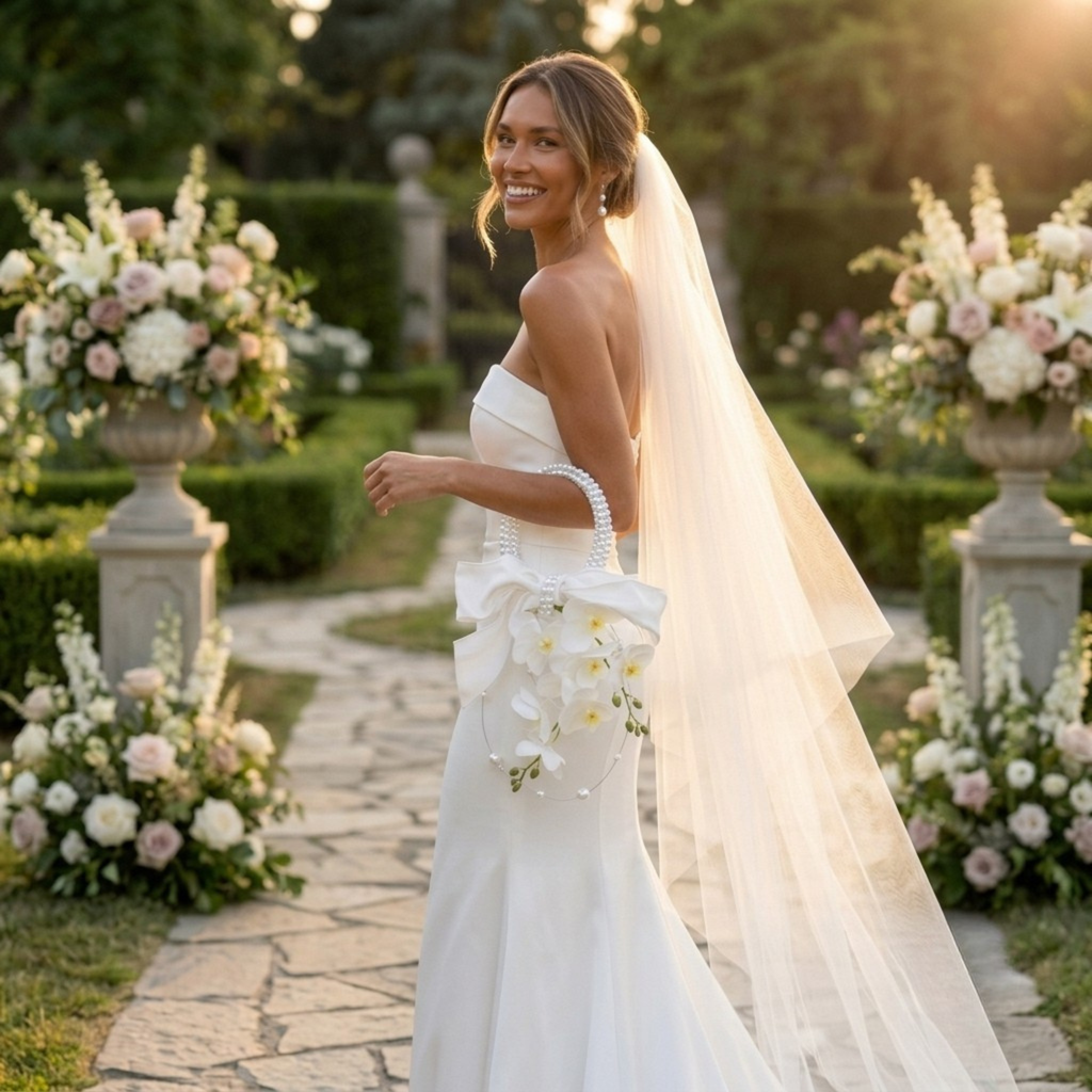 White Orchid Bridal Bouquet