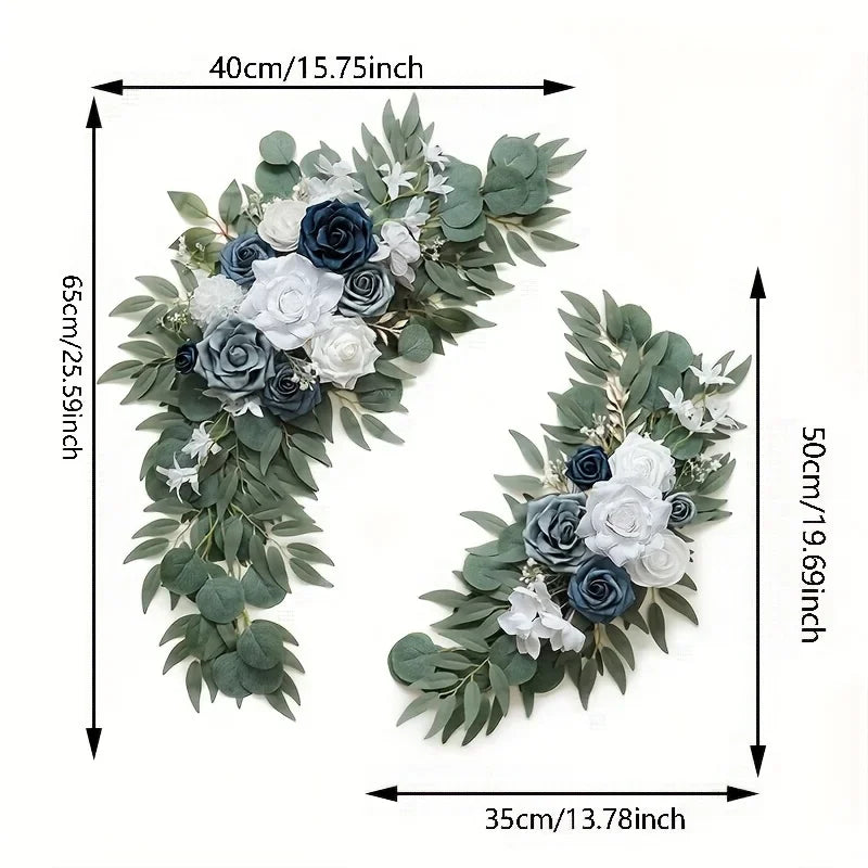 Size guide: large swag 65 x 40 cm (25.6 x 15.8 in), small swag 50 x 35 cm (19.7 x 13.8 in)