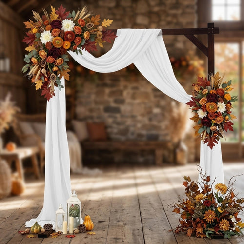 Wedding Arch Wood | 7Ft Rectangular Wooden Arch | Rustic Boho Ceremony Backdrop 
