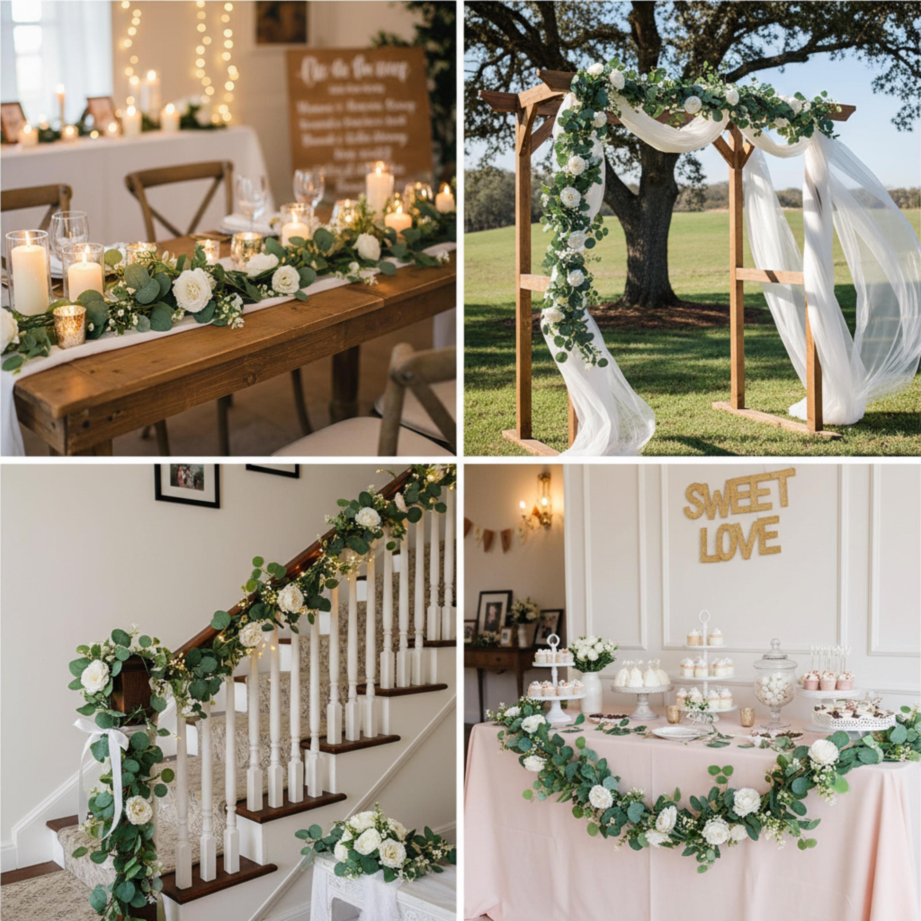 Faux Eucalyptus Garland 