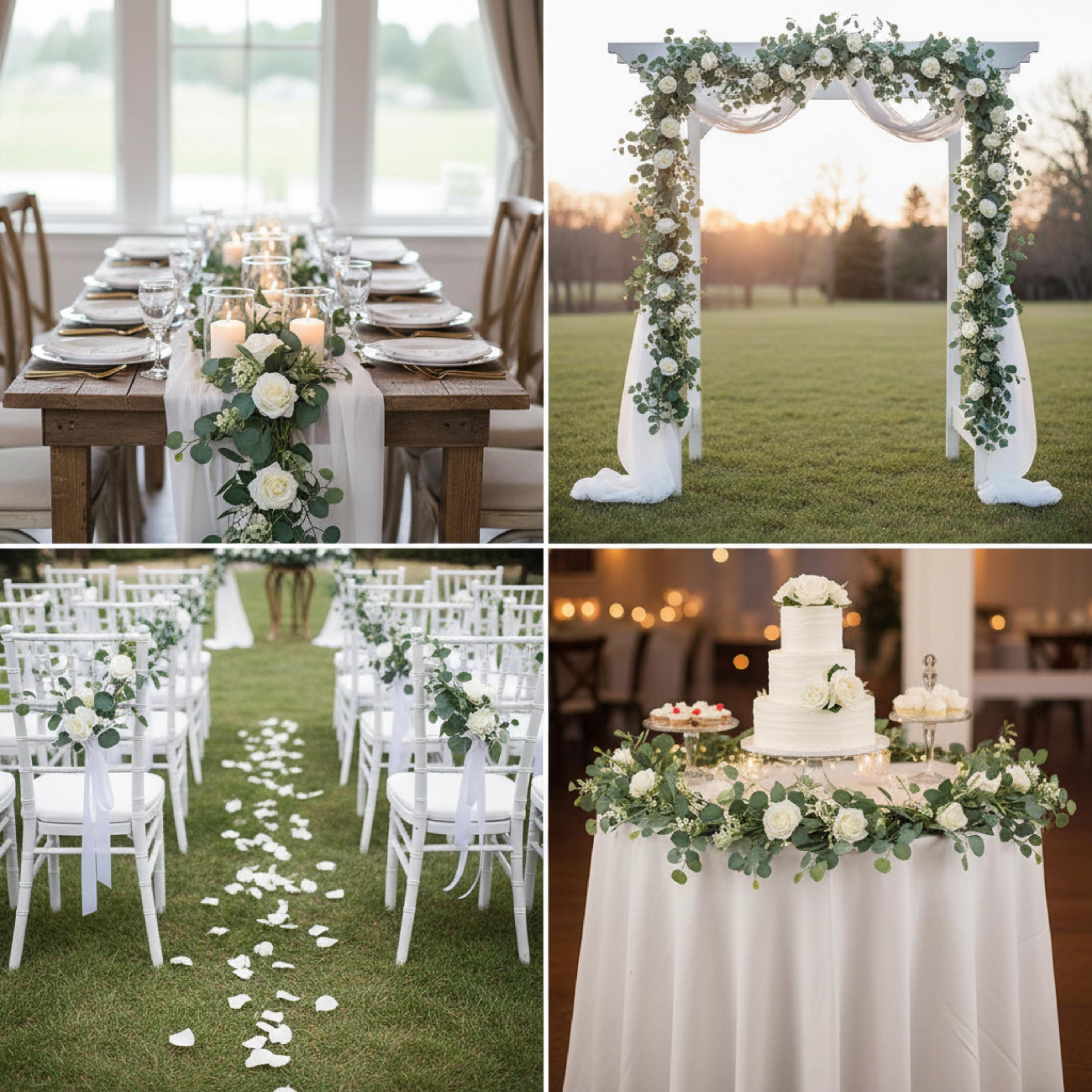 Faux Eucalyptus Garland 