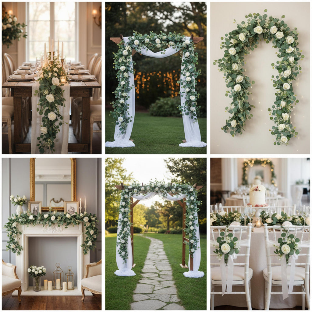 Faux Eucalyptus Garland 