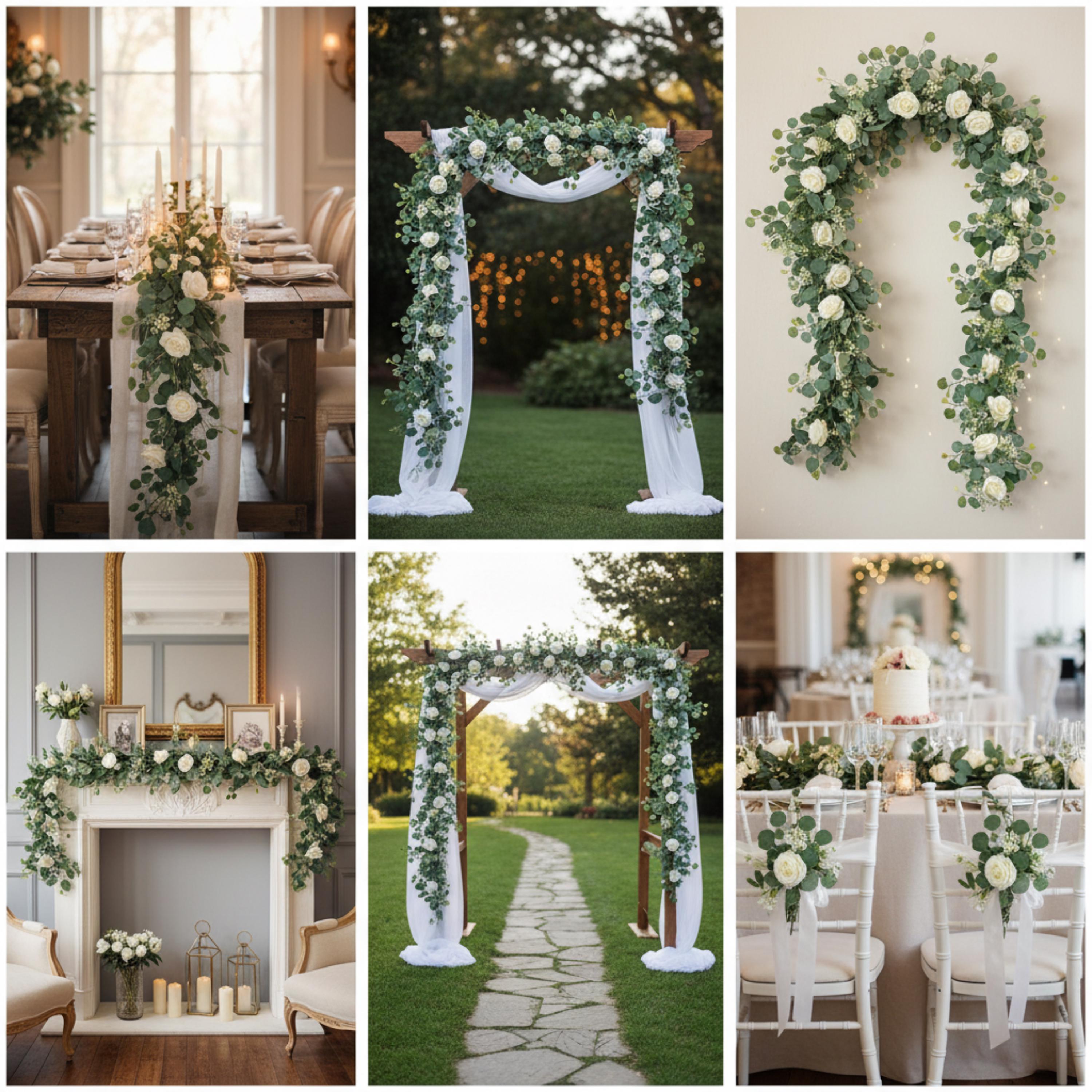 Faux Eucalyptus Garland 