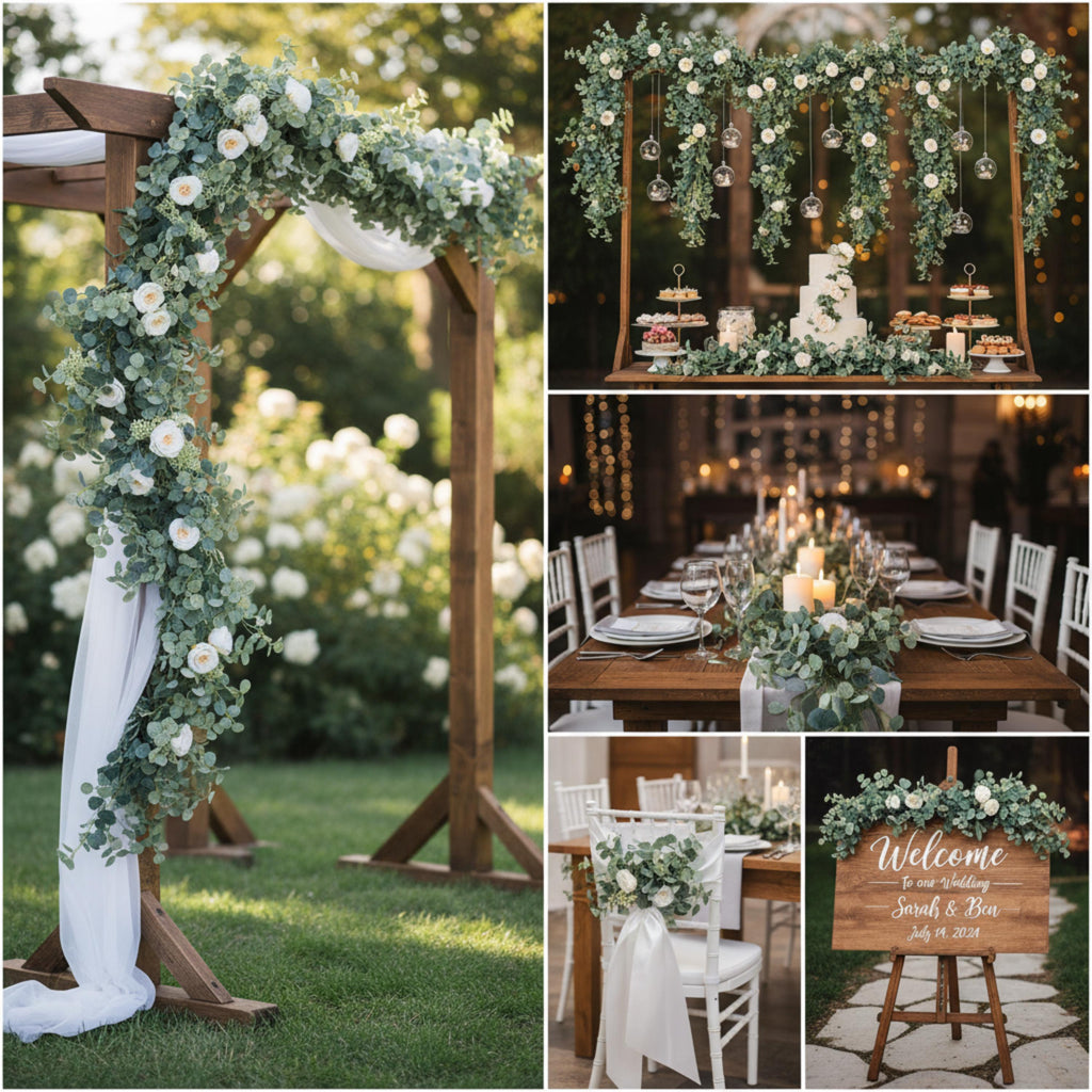 Faux Eucalyptus Garland 