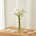 Artificial Calla Lily Flowers 10 Pcs, Real Touch Lily Stems, Wedding Bouquet Flowers, DIY Centerpiece Decor