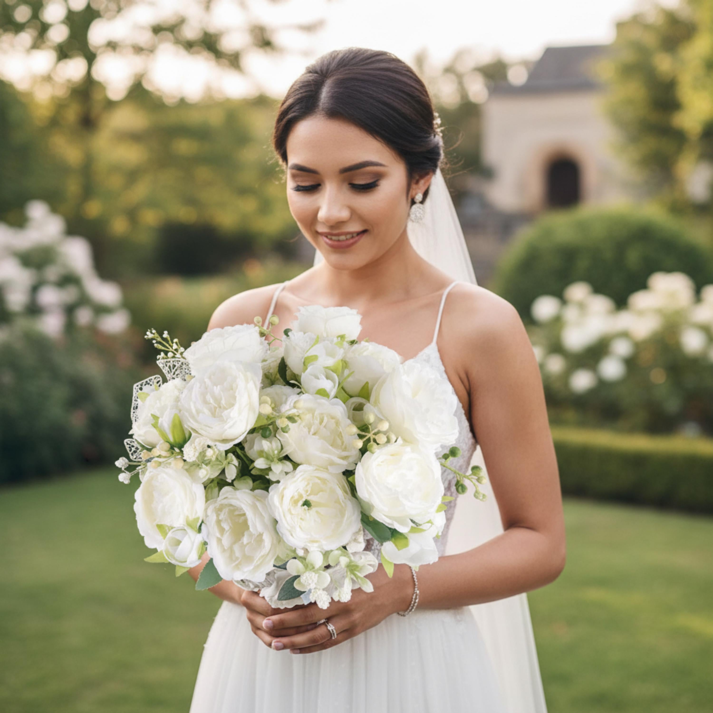 Soft White Peonies for Weddings, Tables, and Special Corners That Need a Gentle Romantic Touch, Bridesmaid Wedding Flowers, Wedding Decor