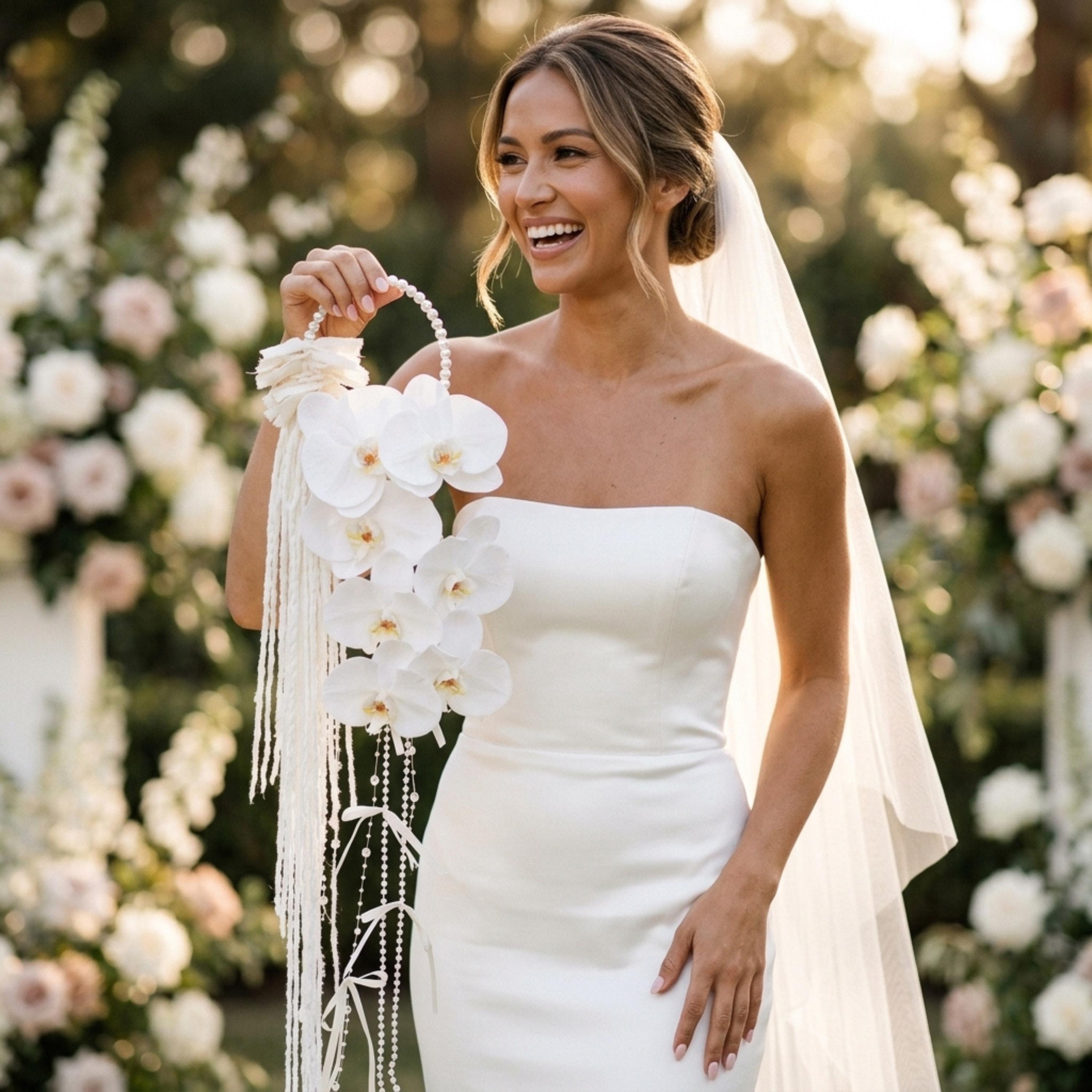 White Orchid Bridal Bouquet