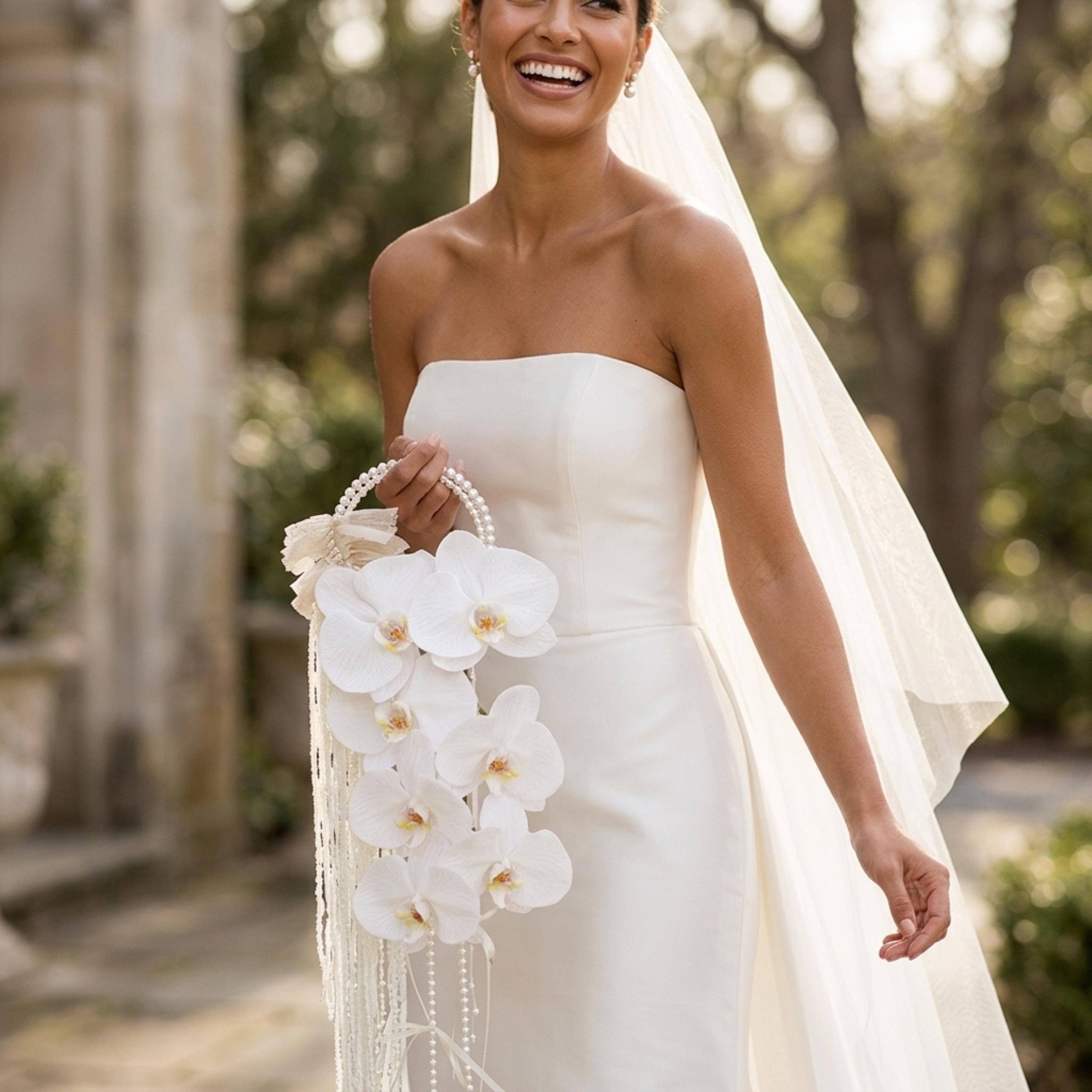 White Orchid Bridal Bouquet