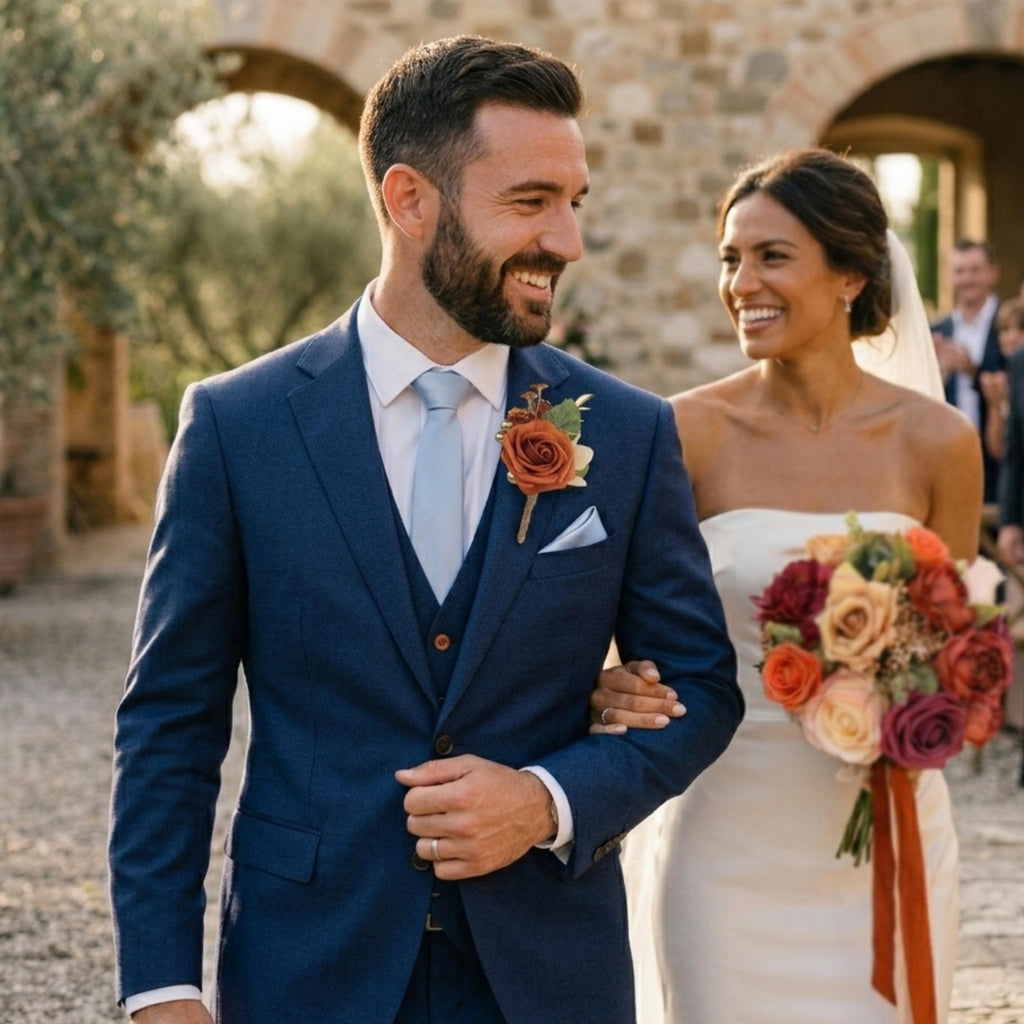 Terracotta Bridal Bouquet